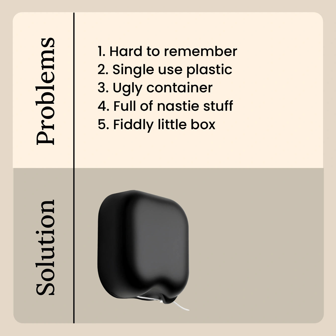 wall mounted floss dispenser aluminium reduce plastic