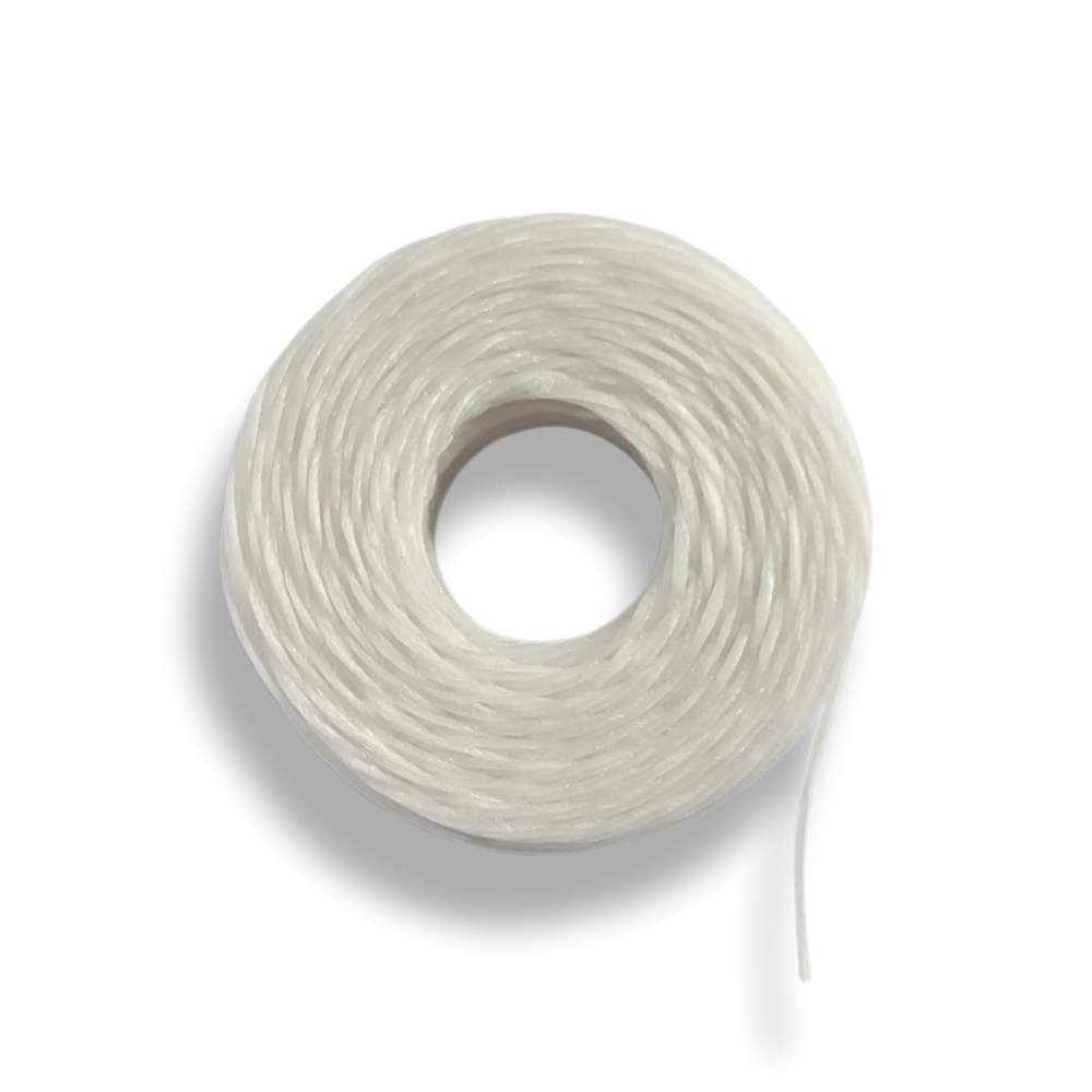 Close-up of spun silk floss