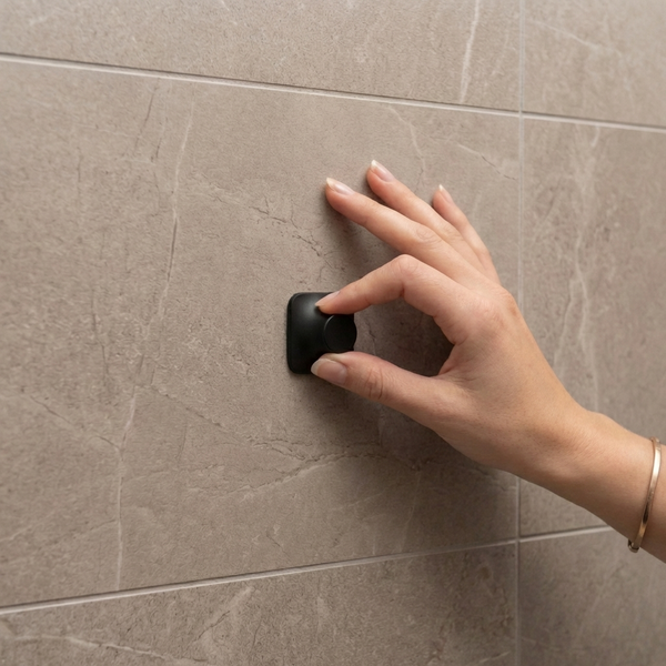 Installs in five minutes. No drilling. No tools.  No damage.